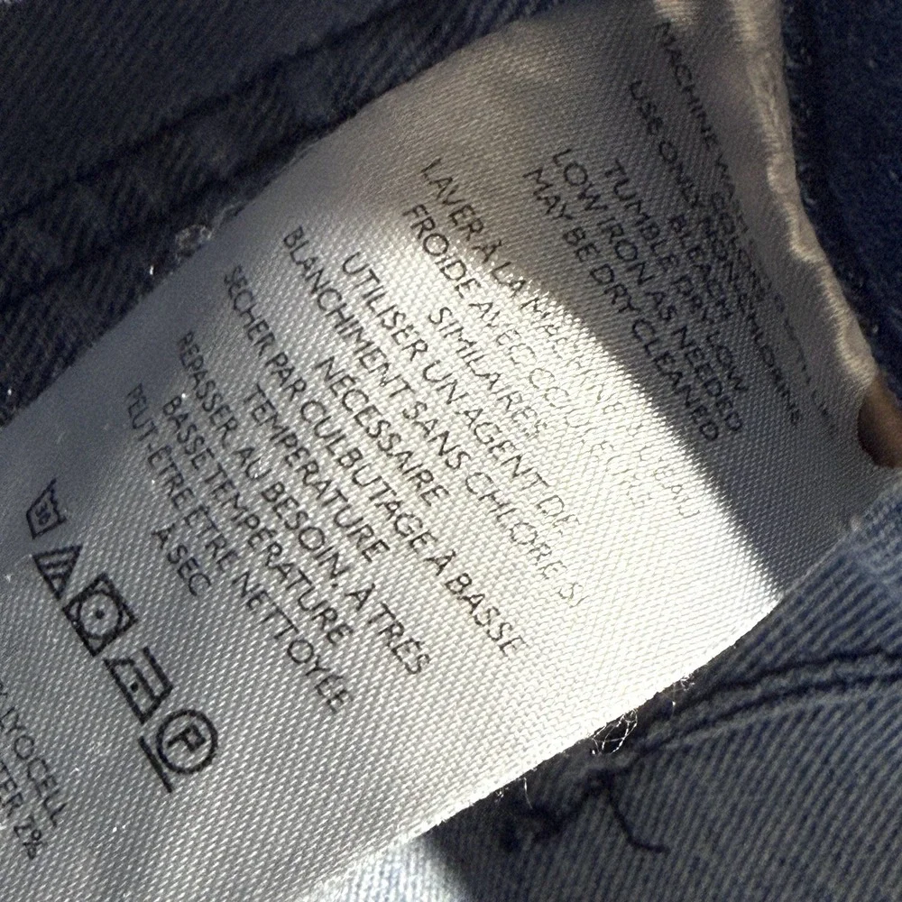 Maeve Anthropologie Jeans Womens 32 The Colette Wide Leg Crop Denim Patch Pocket - Picture 13 of 14